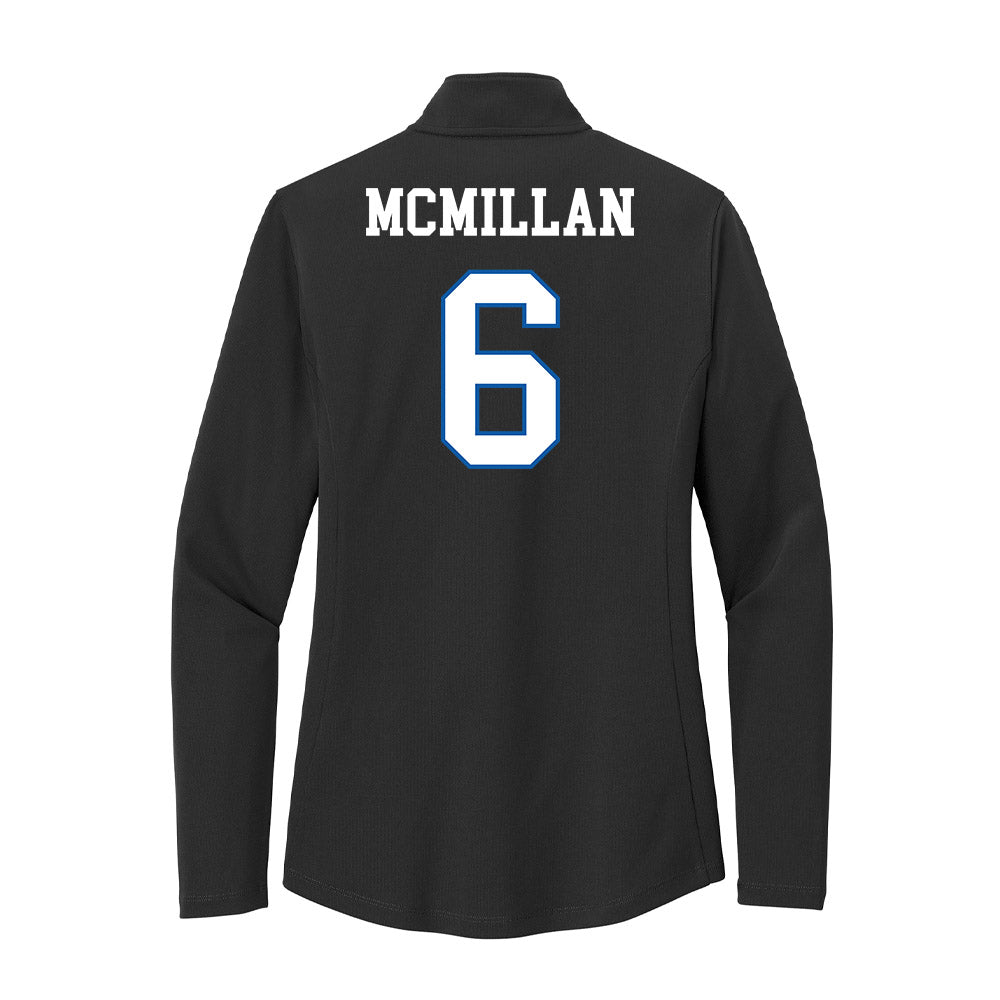 UNC Asheville - NCAA Women's Basketball : Kristen McMillan - Women's Lightweight Quarter Zip Jacket-1