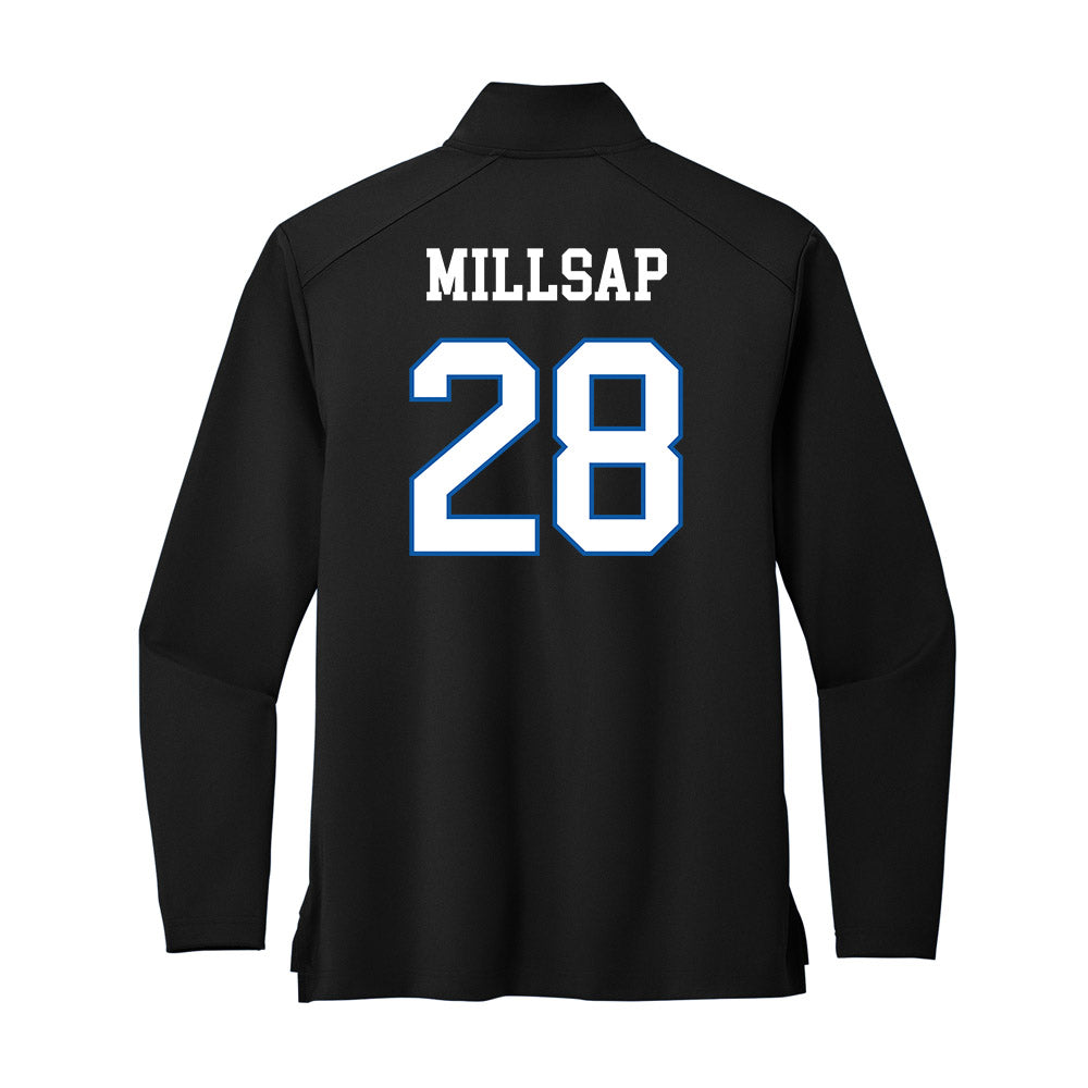 UNC Asheville - NCAA Baseball : Gunner Millsap - Premium Quarter Zip Jacket-1