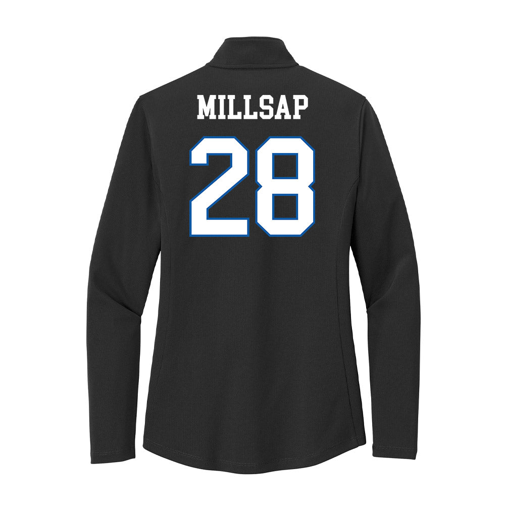 UNC Asheville - NCAA Baseball : Gunner Millsap - Women's Lightweight Quarter Zip Jacket-1