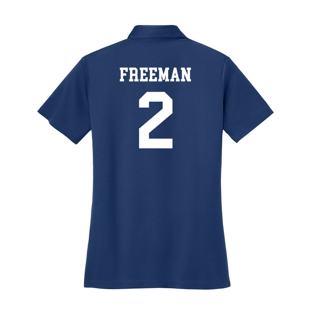 UNC Asheville - NCAA Women's Basketball : Jamaria Freeman - Women's Activewear Polo Shirt-1
