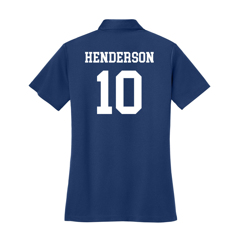 UNC Asheville - NCAA Women's Soccer : Emmie Henderson - Women's Activewear Polo Shirt-1