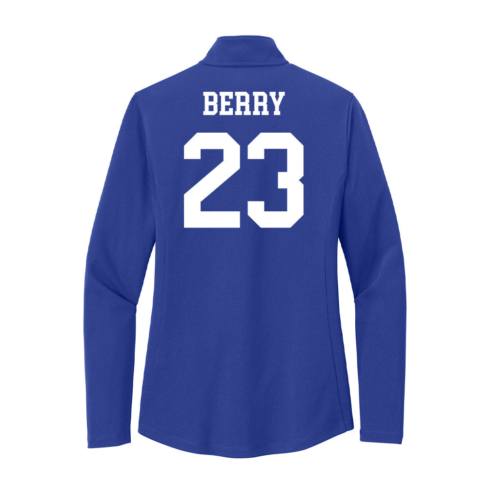 UNC Asheville - NCAA Women's Basketball : Tremiyah Berry - Women's Lightweight Quarter Zip Jacket-1