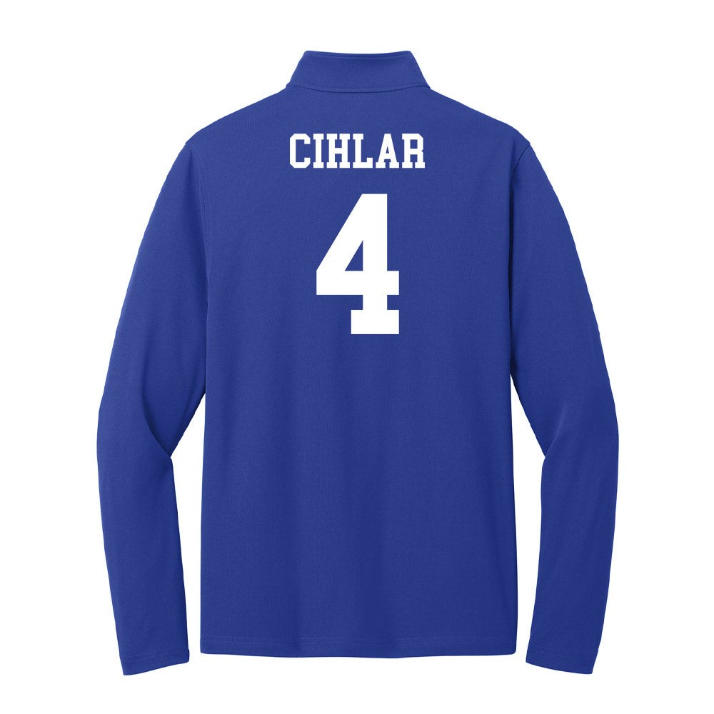 UNC Asheville - NCAA Women's Soccer : Makayla Cihlar - Lightweight Quarter Zip Jacket-1