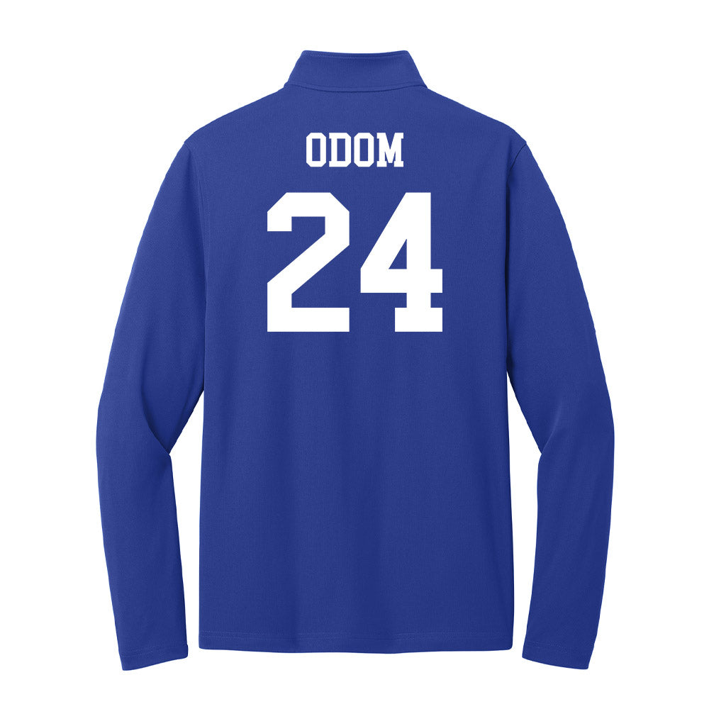UNC Asheville - NCAA Women's Basketball : Clementina Odom - Lightweight Quarter Zip Jacket-1