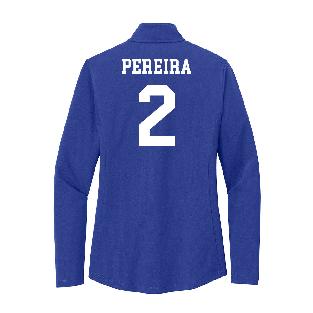 UNC Asheville - NCAA Baseball : Jake Pereira - Women's Lightweight Quarter Zip Jacket-1