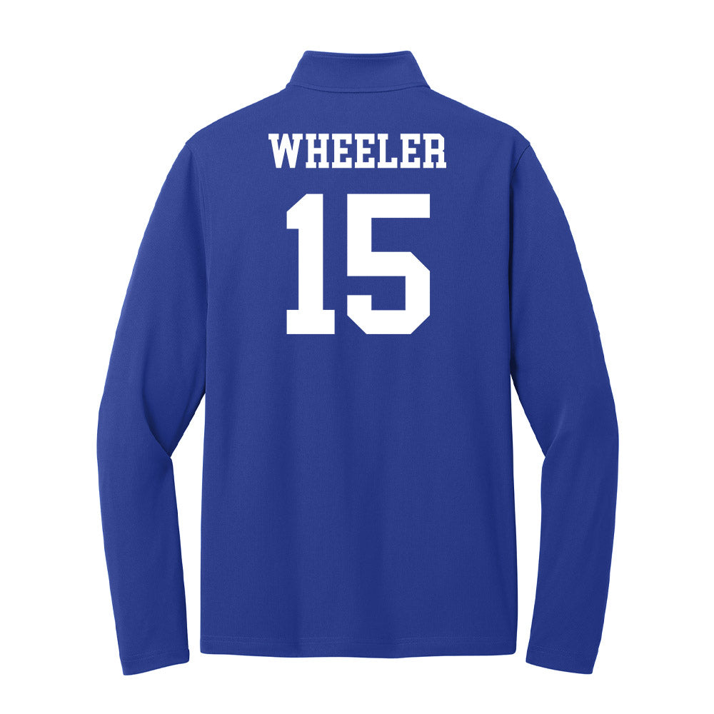 UNC Asheville - NCAA Women's Soccer : Karys Wheeler - Lightweight Quarter Zip Jacket-1