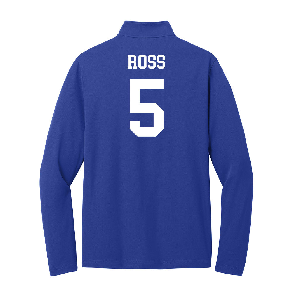 UNC Asheville - NCAA Women's Basketball : Sophia Ross - Lightweight Quarter Zip Jacket-1