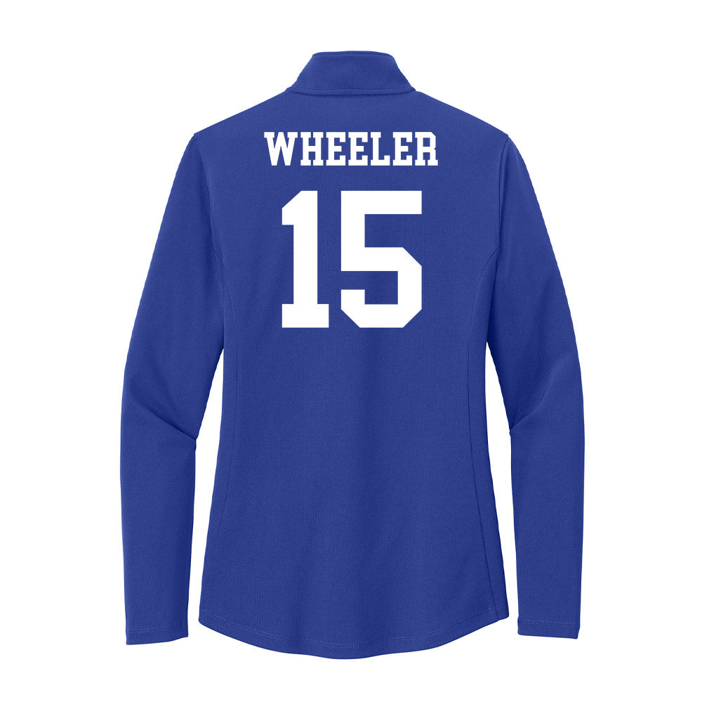UNC Asheville - NCAA Women's Soccer : Karys Wheeler - Women's Lightweight Quarter Zip Jacket-1