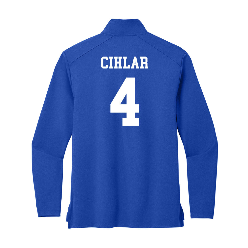 UNC Asheville - NCAA Women's Soccer : Makayla Cihlar - Premium Quarter Zip Jacket-1
