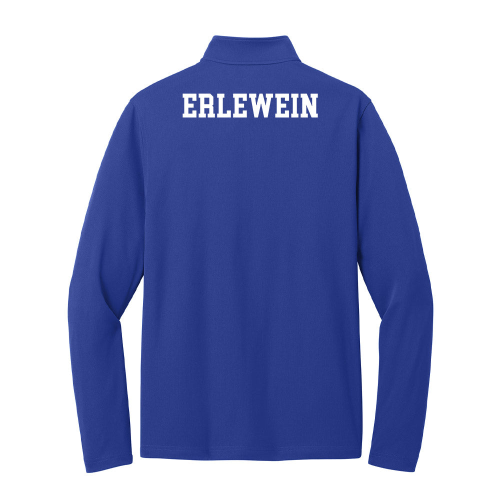 UNC Asheville - NCAA Men's Tennis : Tarek Erlewein - Lightweight Quarter Zip Jacket-1