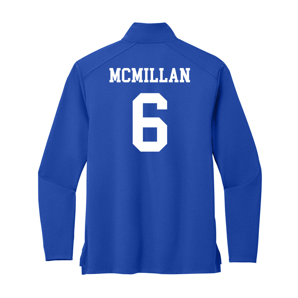 UNC Asheville - NCAA Women's Basketball : Kristen McMillan - Premium Quarter Zip Jacket-1