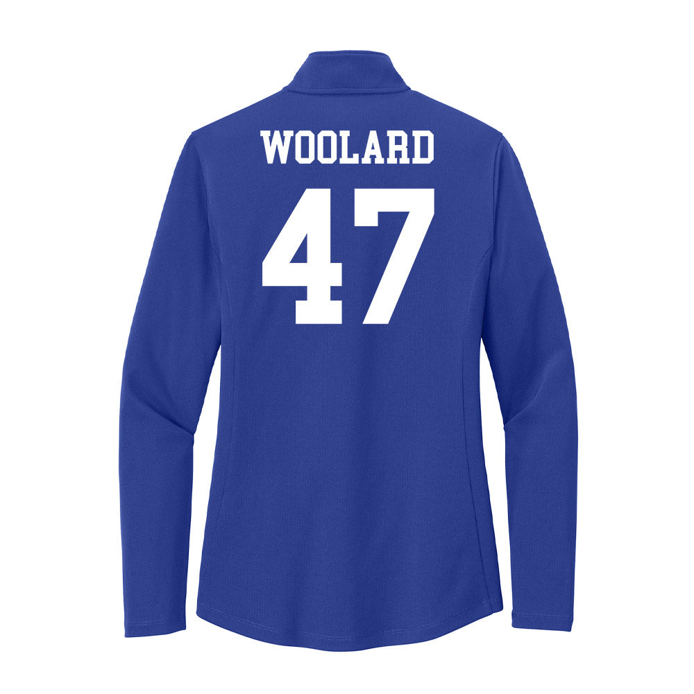 UNC Asheville - NCAA Baseball : Colin Woolard - Women's Lightweight Quarter Zip Jacket-1