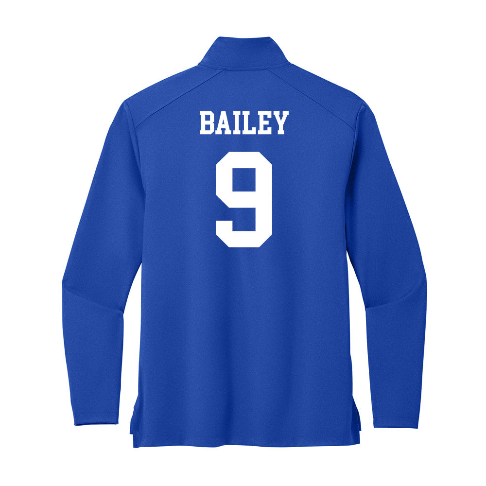 UNC Asheville - NCAA Men's Basketball : Ian Bailey - Premium Quarter Zip Jacket-1