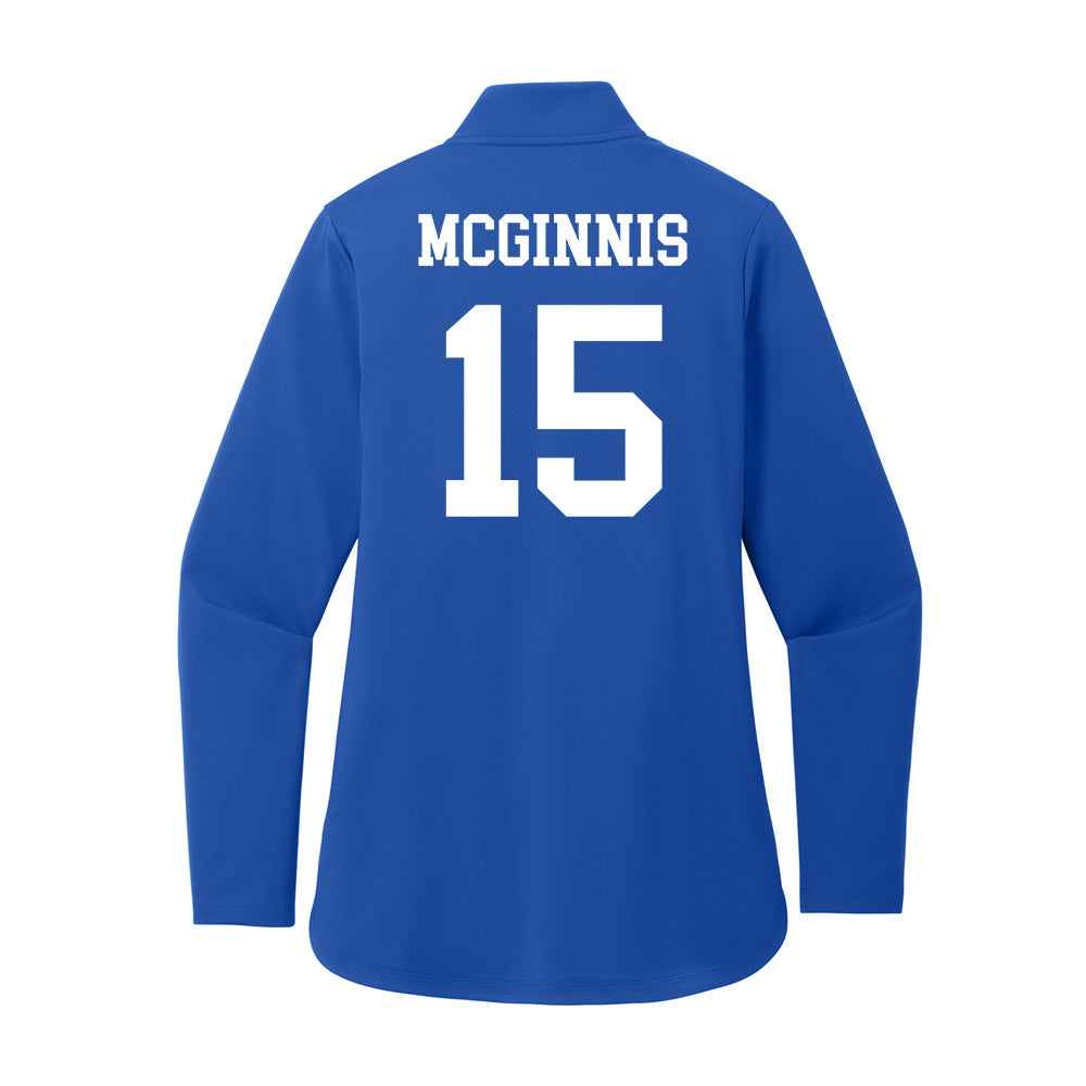 UNC Asheville - NCAA Baseball : Coleman McGinnis - Women's Premium Quarter Zip Jacket-1