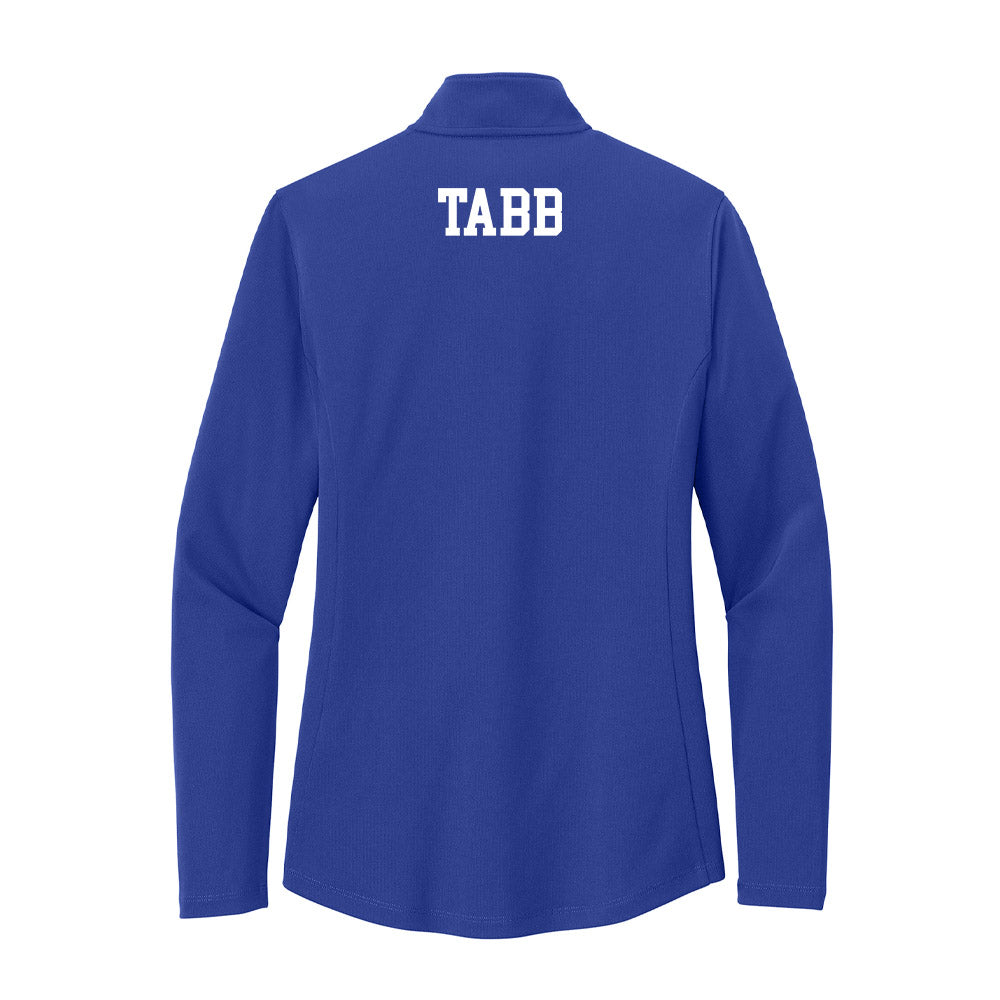 UNC Asheville - NCAA Men's Track & Field : Rodney Tabb - Women's Lightweight Quarter Zip Jacket-1