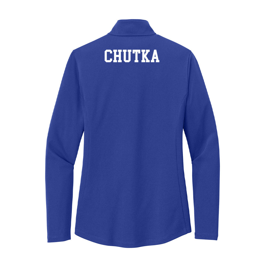 UNC Asheville - NCAA Women's Tennis : Lauren Chutka - Women's Lightweight Quarter Zip Jacket-1