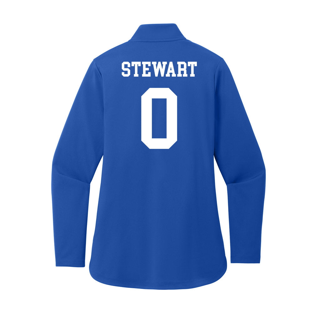 UNC Asheville - NCAA Women's Tennis : Keira Stewart - Women's Premium Quarter Zip Jacket-1