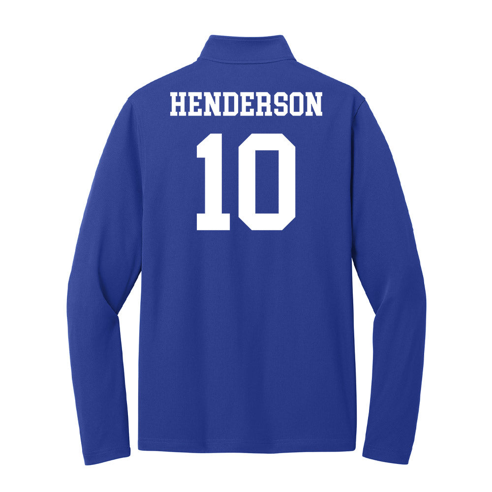 UNC Asheville - NCAA Women's Soccer : Emmie Henderson - Lightweight Quarter Zip Jacket-1