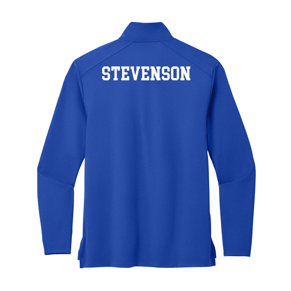 UNC Asheville - NCAA Men's Track & Field : Talyn Stevenson - Premium Quarter Zip Jacket-1