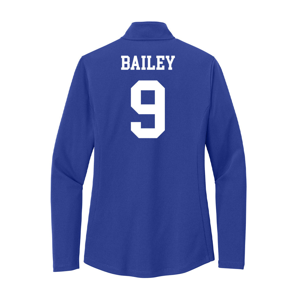 UNC Asheville - NCAA Men's Basketball : Ian Bailey - Women's Lightweight Quarter Zip Jacket-1