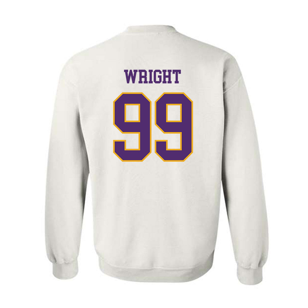Albany - NCAA Football : Kion Wright - Classic Shersey Crewneck Sweatshirt-1
