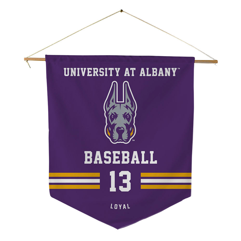Albany - NCAA Baseball : Cooper Loyal - Pennant - 18" x 21"-0