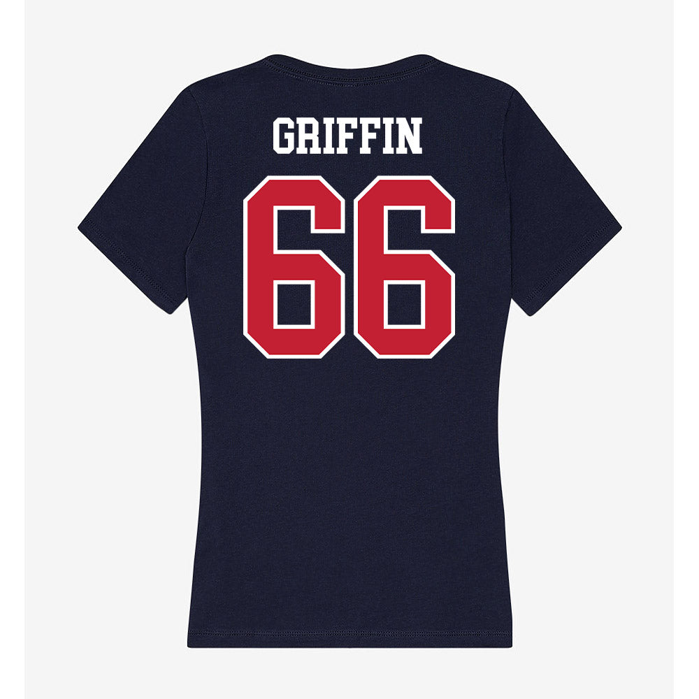 Arizona - NCAA Football : Jaxon Griffin - Classic Shersey Women's V-Neck T-Shirt-1