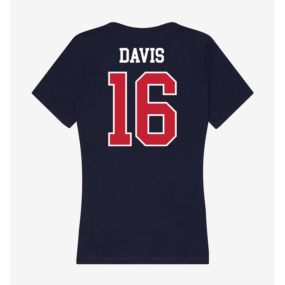 Arizona - NCAA Women's Volleyball : Shea Davis - Classic Shersey Women's V-Neck T-Shirt-1