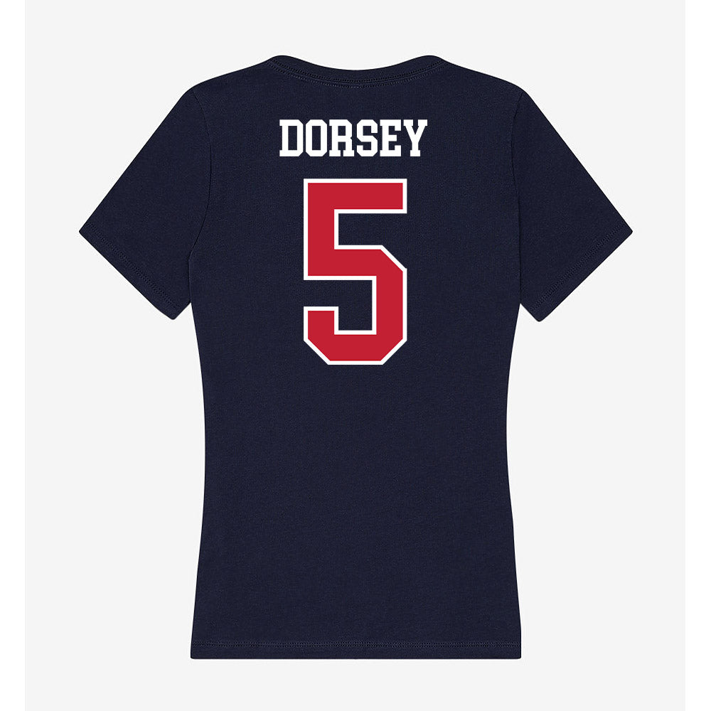 Arizona - NCAA Women's Soccer : Trinity Dorsey - Classic Shersey Women's V-Neck T-Shirt-1