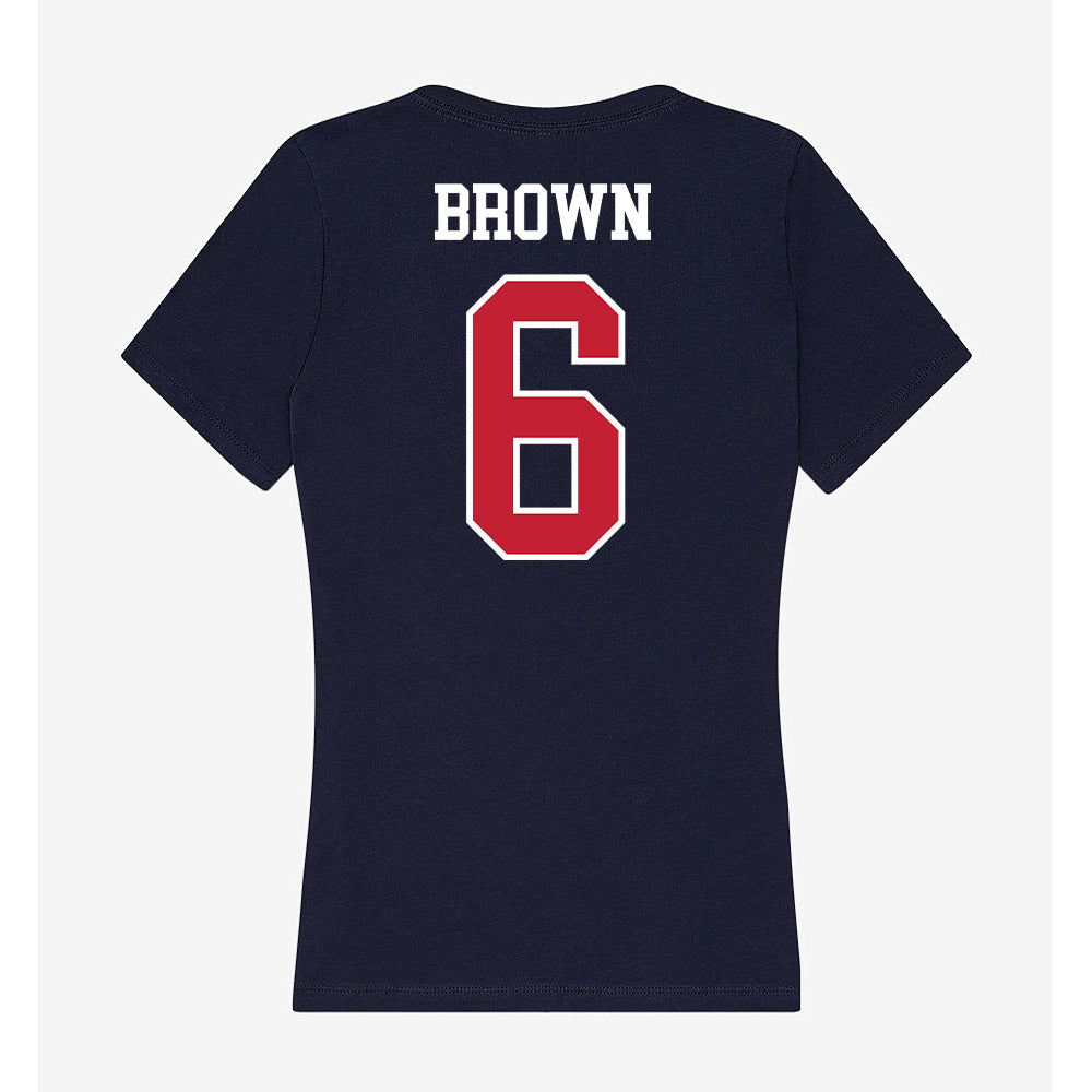 Arizona - NCAA Football : Taye Brown - Classic Shersey Women's V-Neck T-Shirt-1
