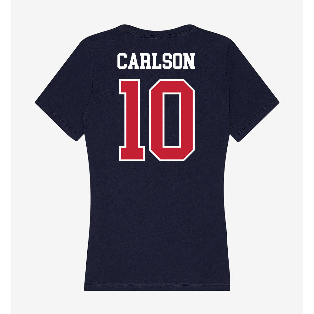 Arizona - NCAA Women's Volleyball : Britt Carlson - Classic Shersey Women's V-Neck T-Shirt-1