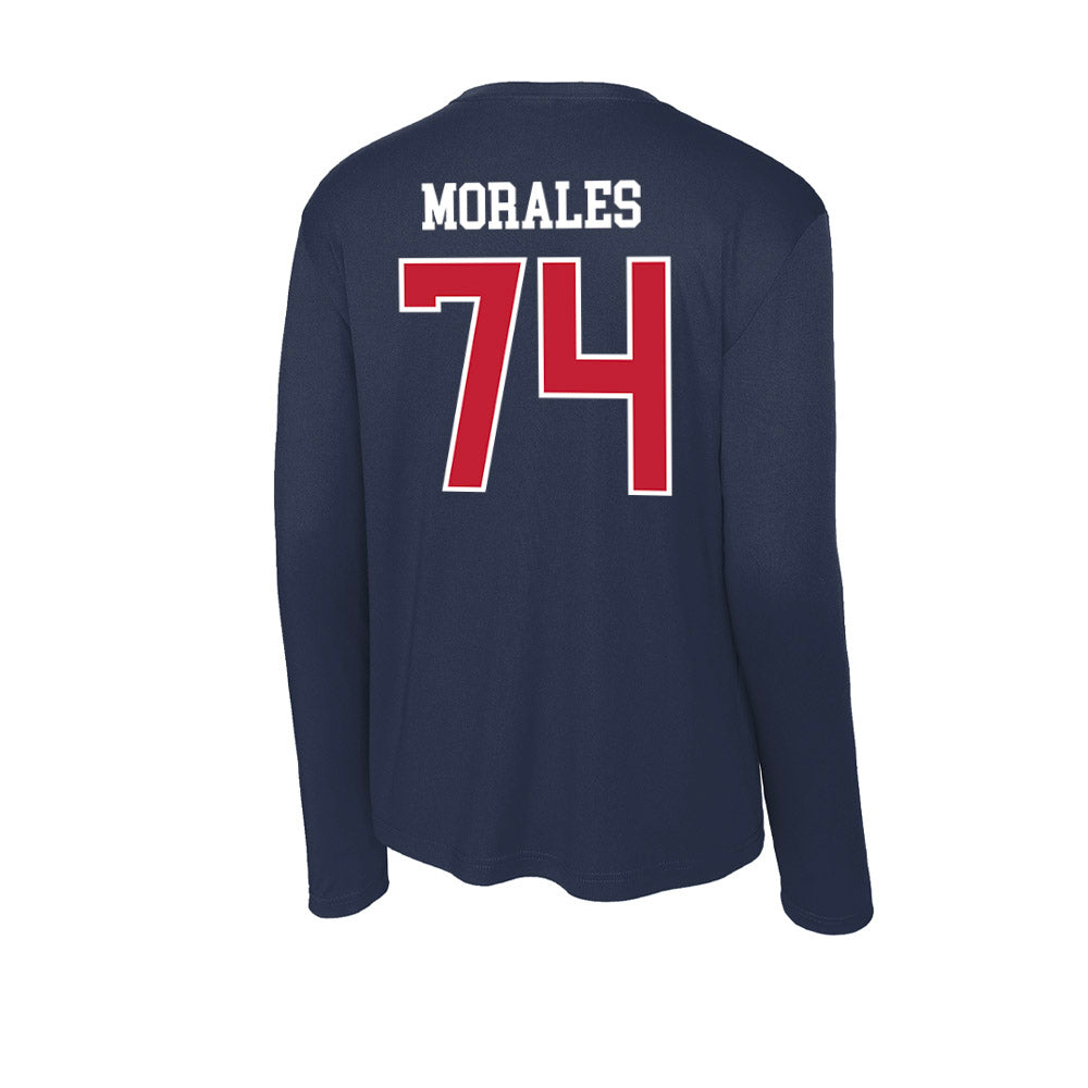 Arizona - NCAA Football : Justin Morales - Classic Shersey Activewear Long Sleeve T-Shirt-1