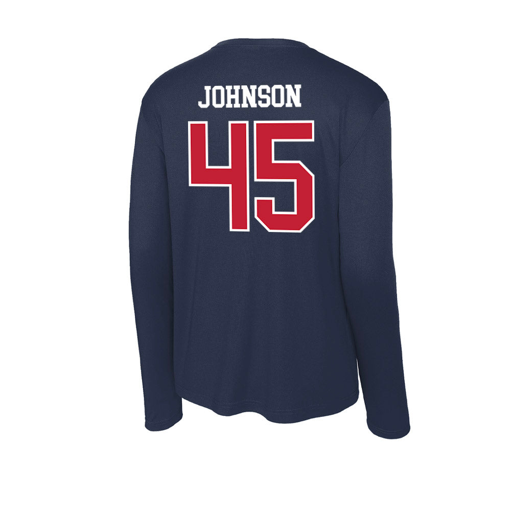 Arizona - NCAA Football : Victory Johnson - Classic Shersey Activewear Long Sleeve T-Shirt-1