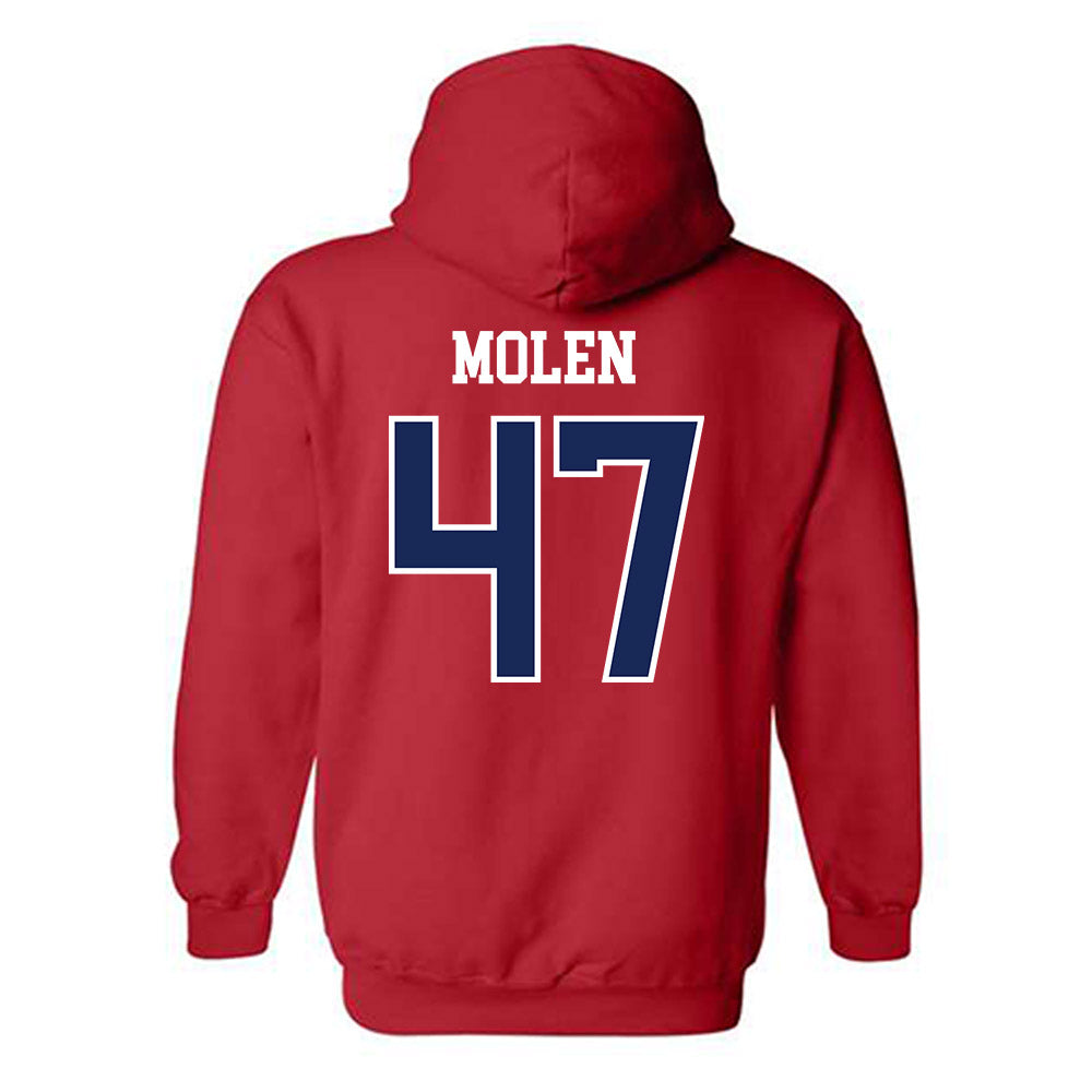 Arizona - NCAA Football : Broden Molen - Classic Shersey Hooded Sweatshirt-1