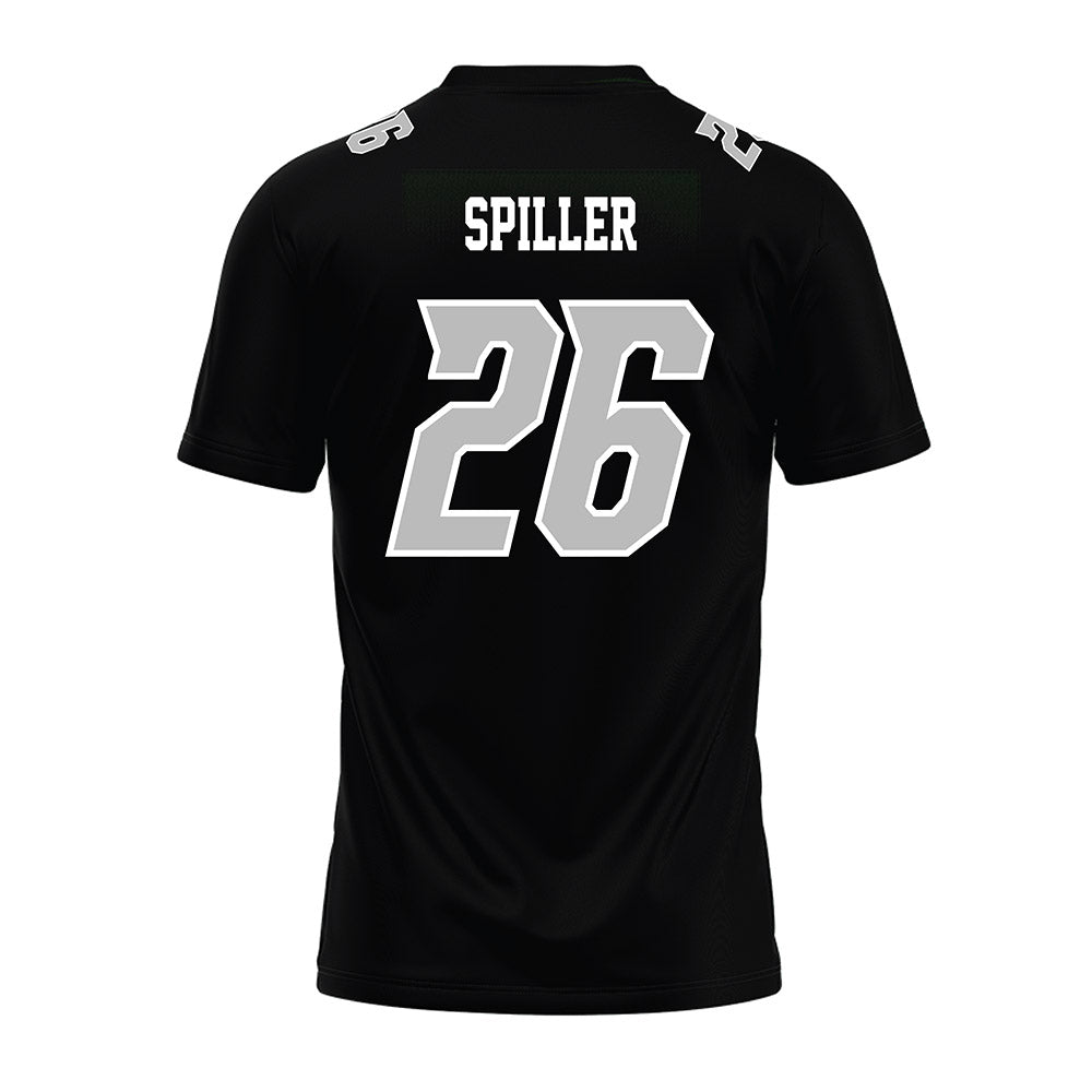 Delaware - NCAA Football : Greg Spiller - Black Premium Football Jersey-1