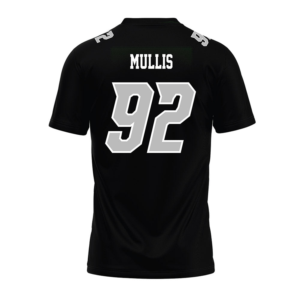 Delaware - NCAA Football : Kason Mullis - Black Premium Football Jersey-1
