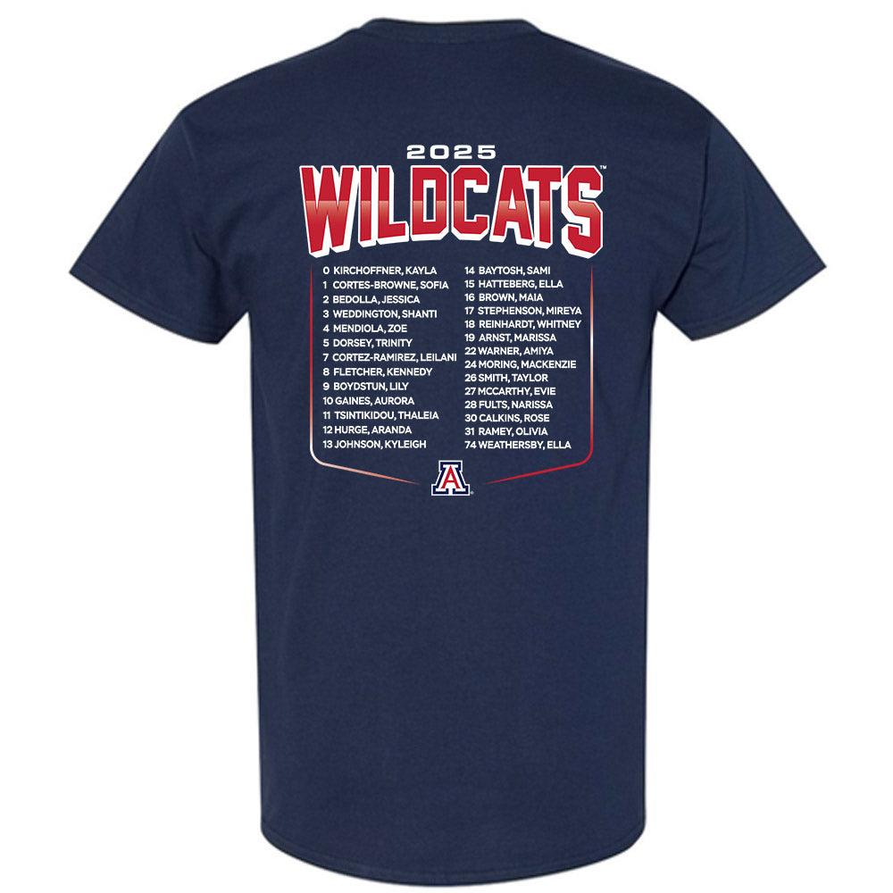 Arizona - NCAA Women's Soccer : - Roster T-Shirt-1