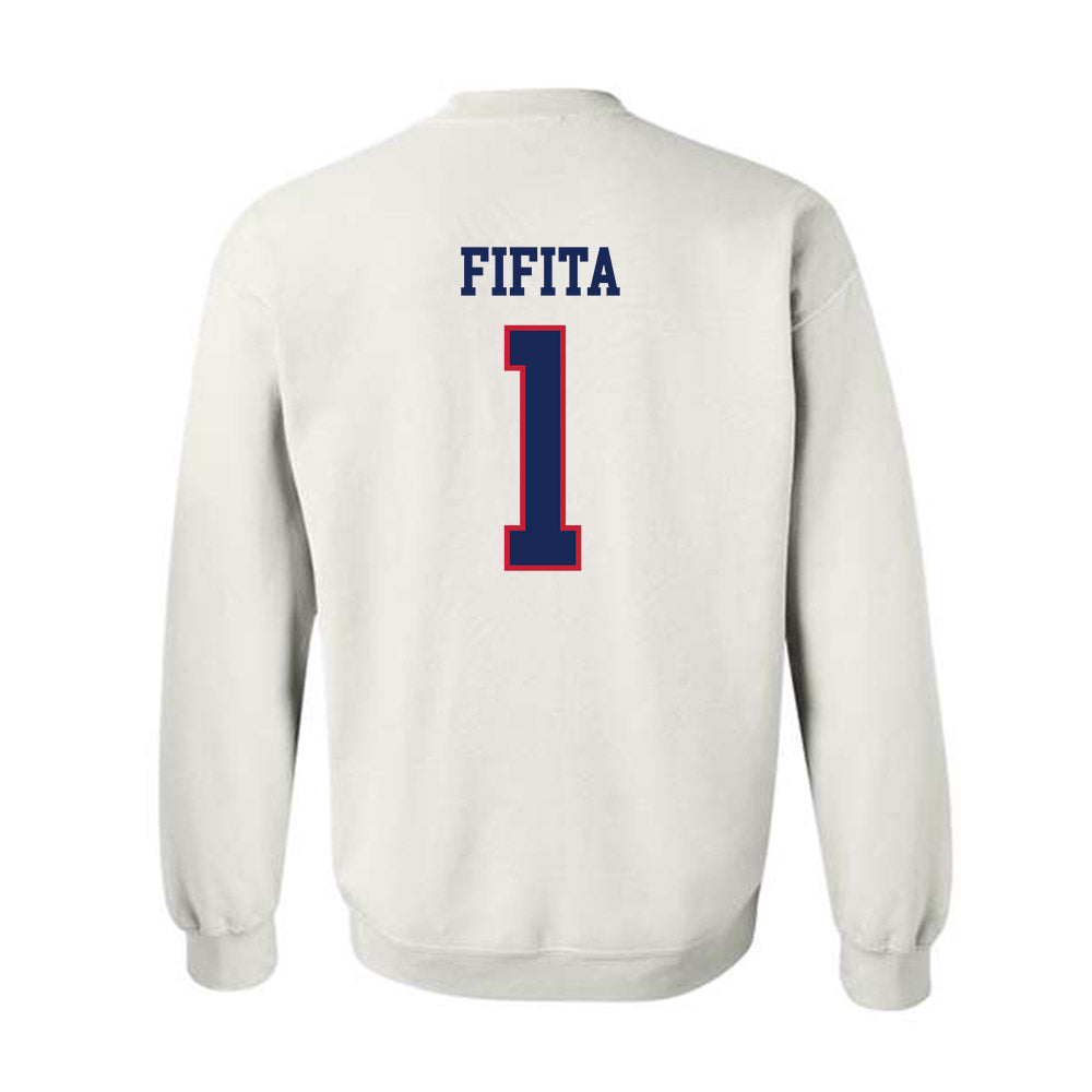 Arizona - NCAA Football : Noah Fifita - Classic Shersey Crewneck Sweatshirt-1