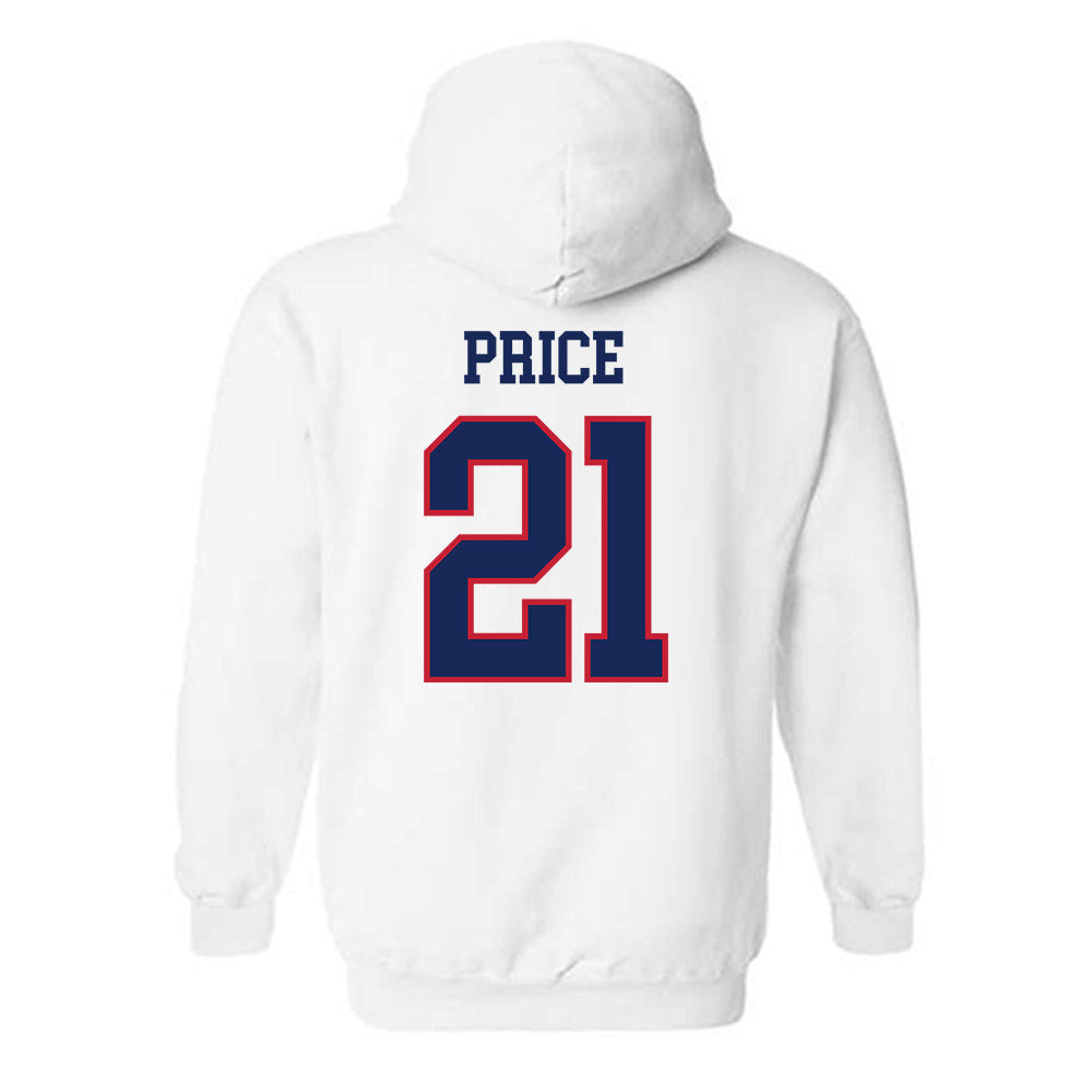 Arizona - NCAA Football : Johno Price - Classic Shersey Hooded Sweatshirt-1