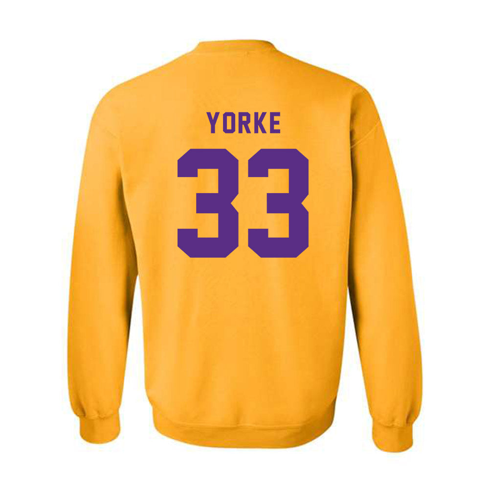 LSU - NCAA Baseball : Zach Yorke - Classic Shersey Crewneck Sweatshirt-1