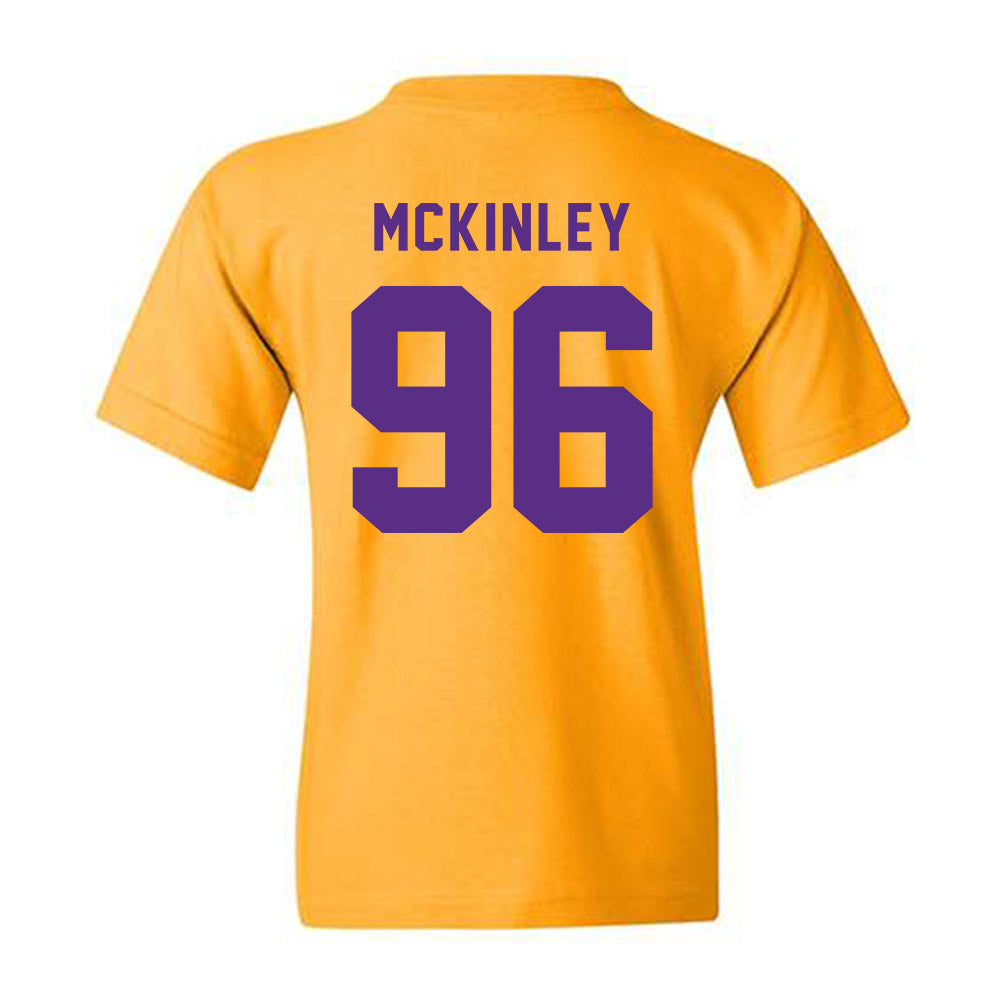 LSU - NCAA Football : Dominick McKinley - Classic Shersey Youth T-Shirt-1