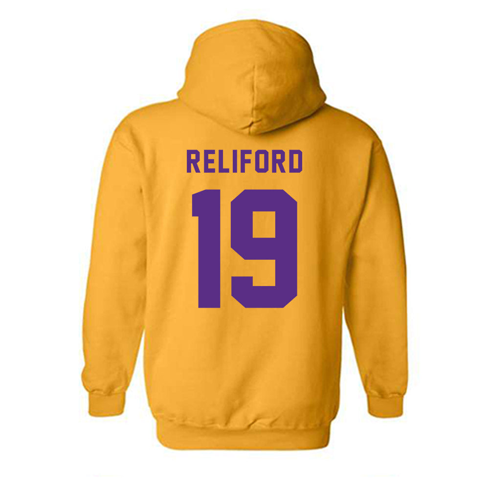 LSU - NCAA Football : Gabriel Reliford - Classic Shersey Hooded Sweatshirt-1