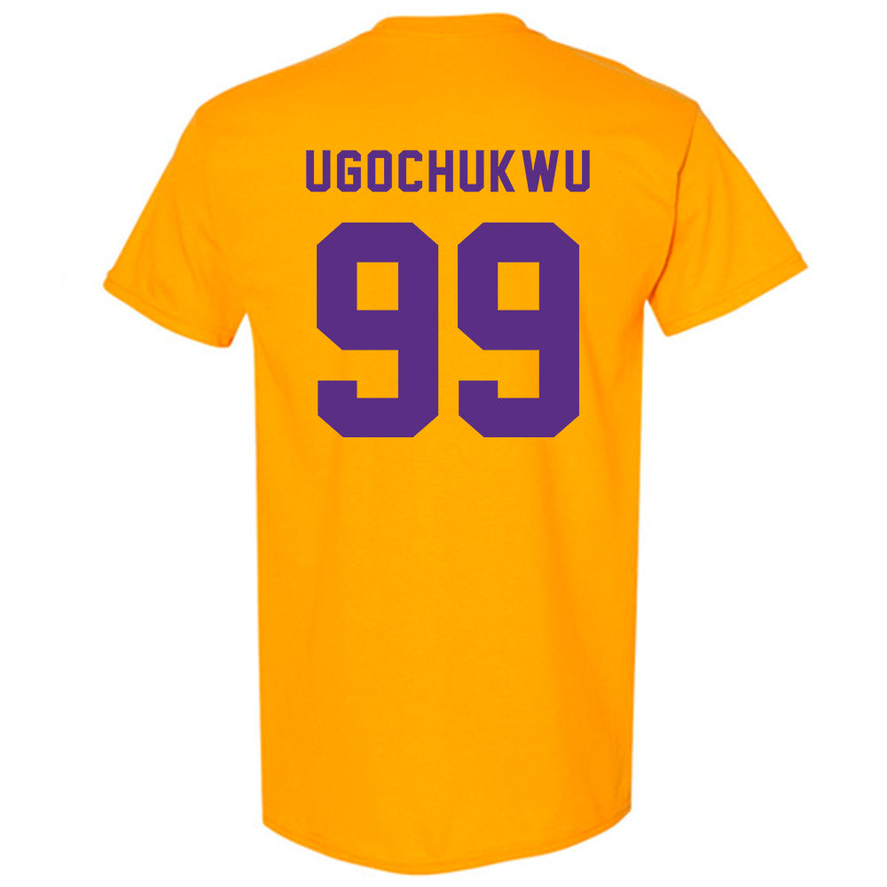 LSU - NCAA Men's Basketball : Divine-Collins Ugochukwu - Classic Shersey T-Shirt-1
