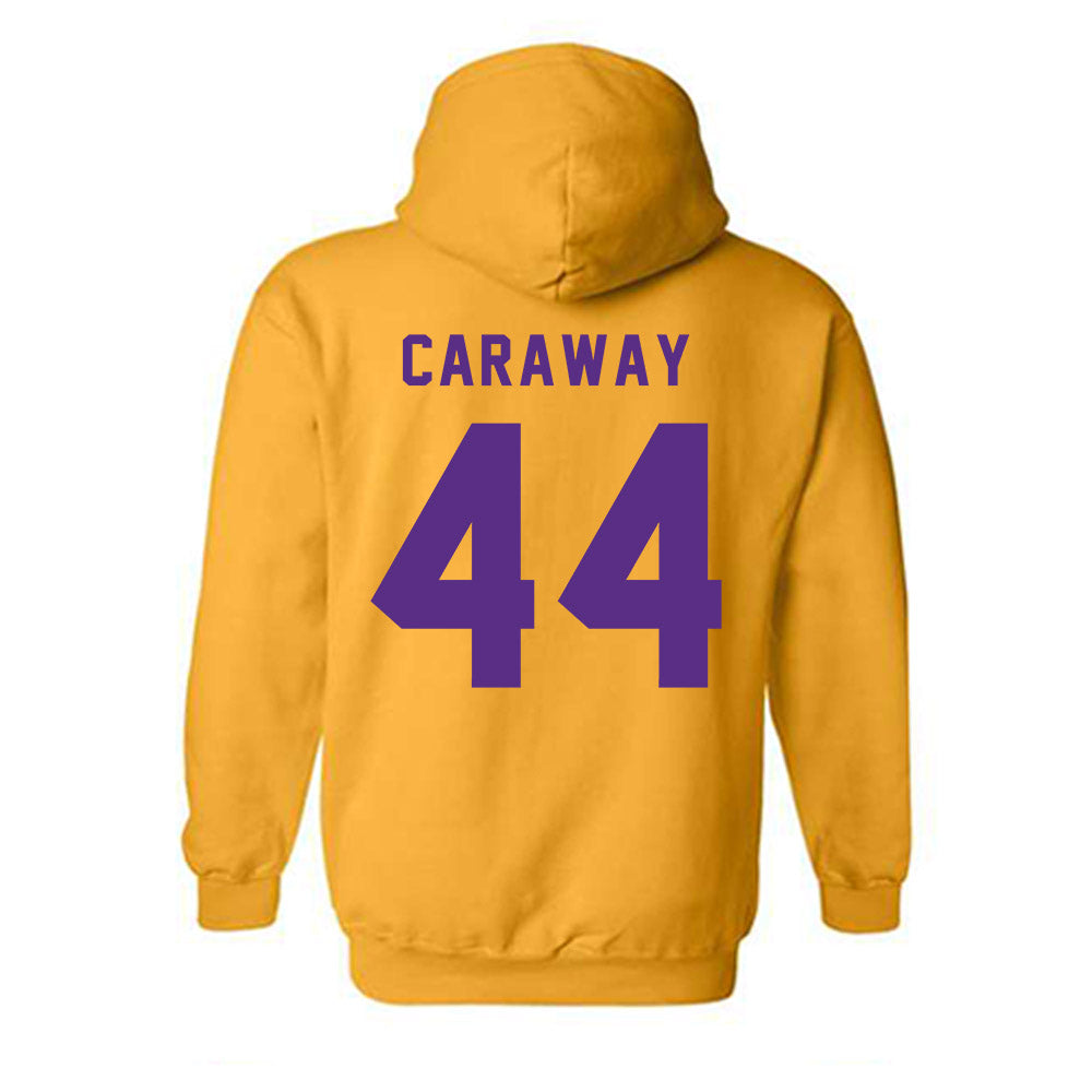 LSU - NCAA Baseball : Trent Caraway - Classic Shersey Hooded Sweatshirt-1