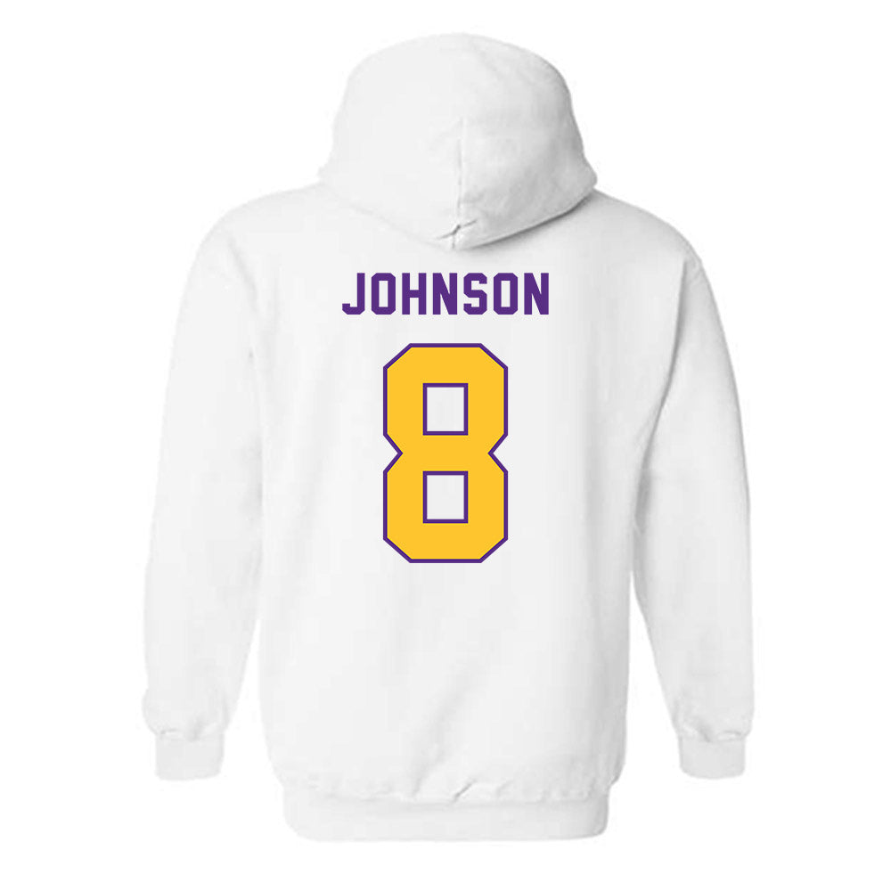 LSU - NCAA Football : Jujuan Johnson - Classic Shersey Hooded Sweatshirt-1