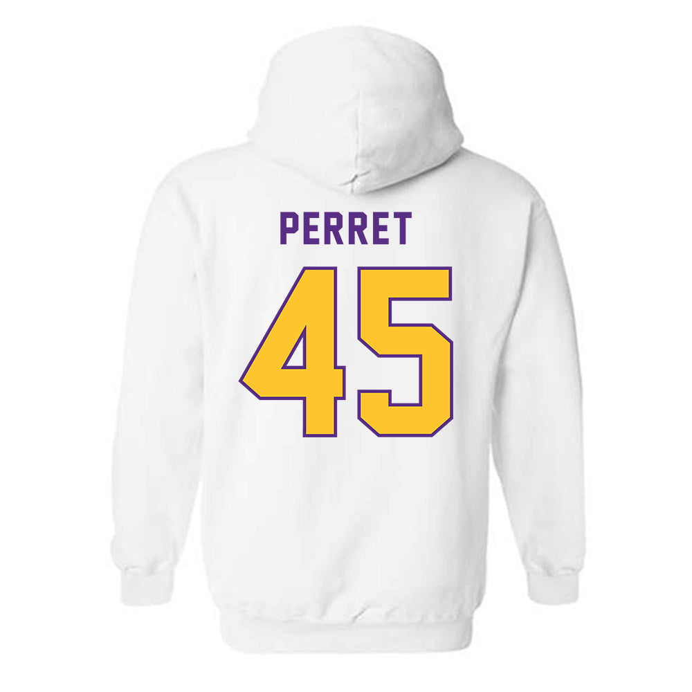 LSU - NCAA Football : Sean Perret - Classic Shersey Hooded Sweatshirt-1