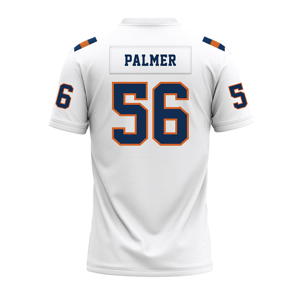 Wheaton IL - NCAA Football : Steven Palmer - White Premium Football Jersey-1