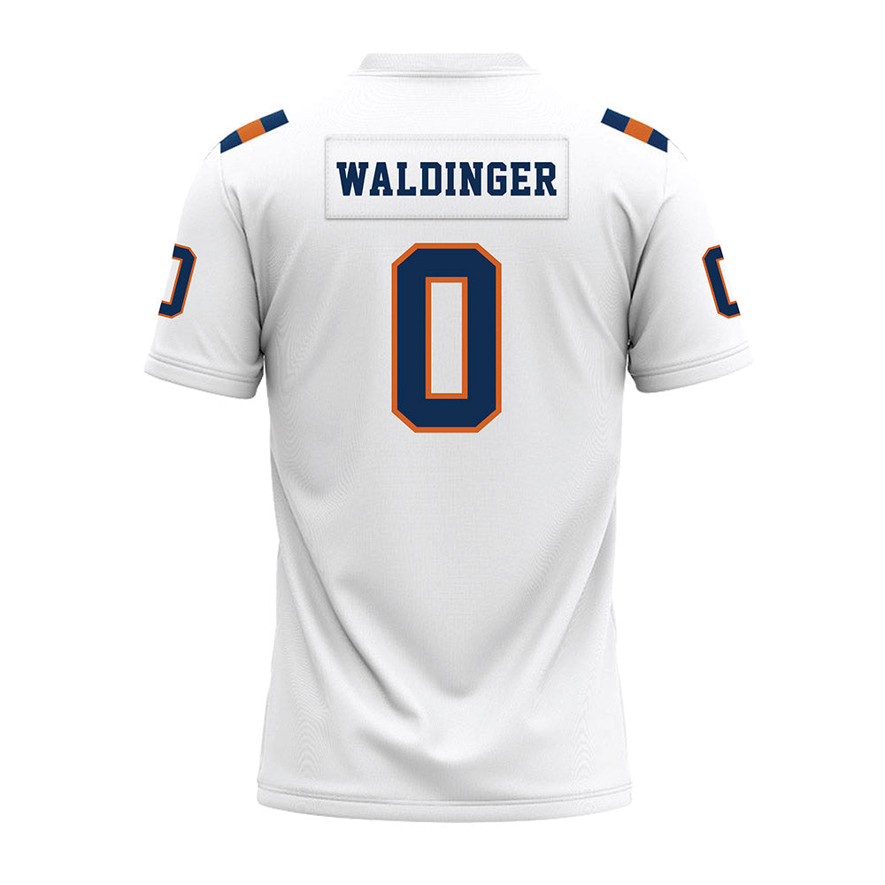 Wheaton IL - NCAA Football : Jake Waldinger - White Premium Football Jersey-1