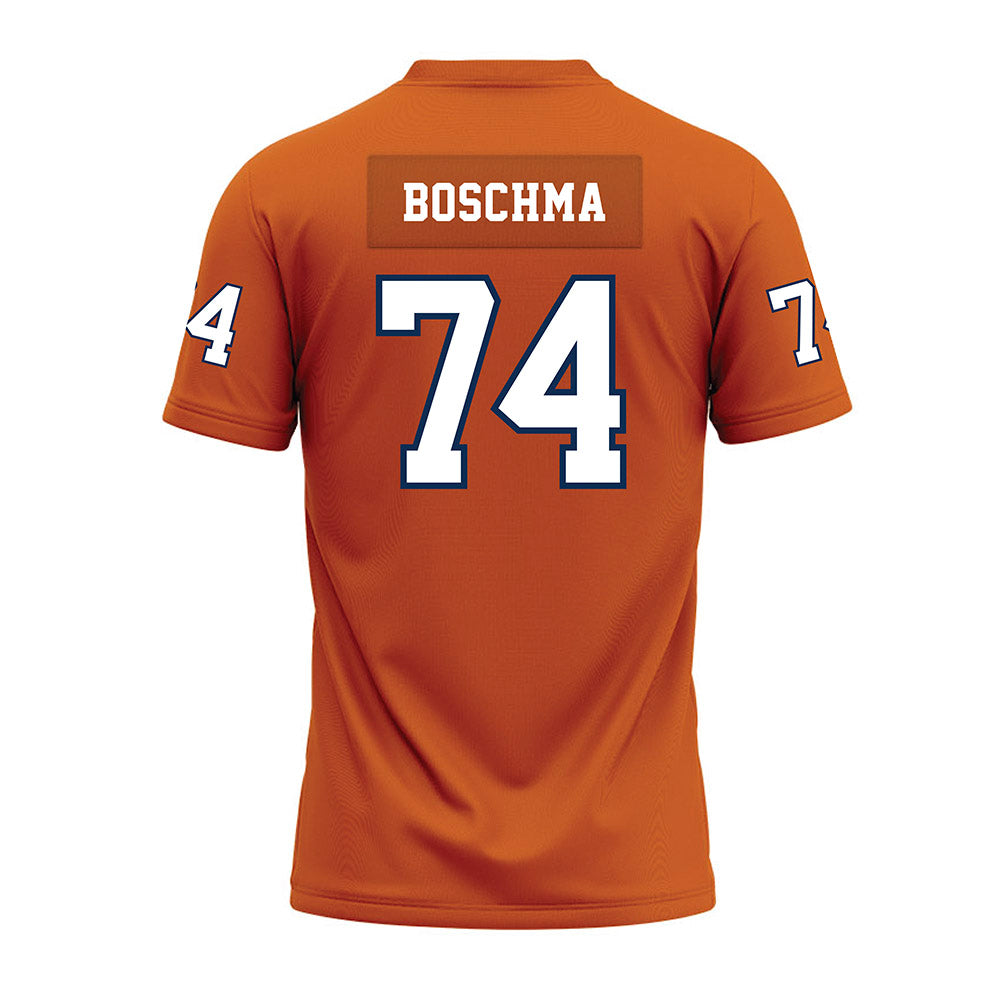 Wheaton IL - NCAA Football : Nick Boschma - Orange Premium Football Jersey-1