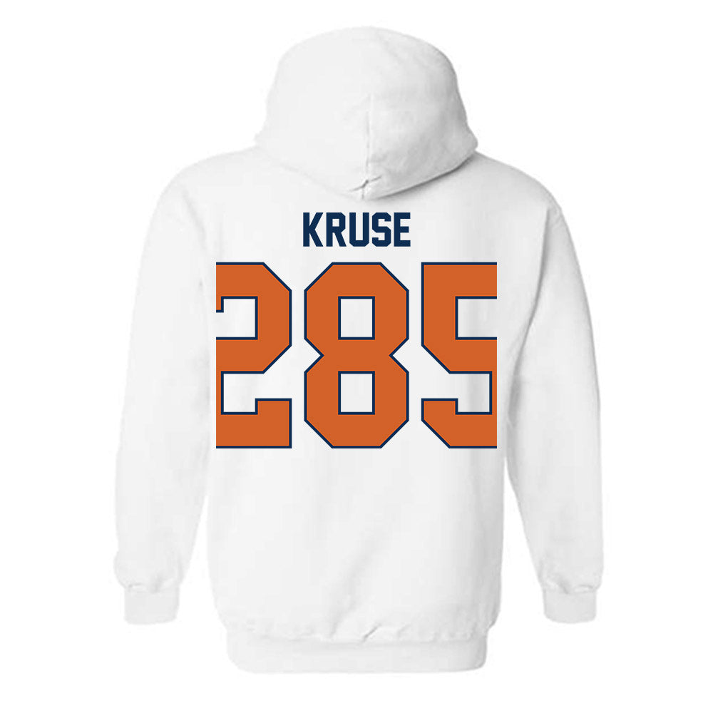 Wheaton IL - NCAA Wrestling : Joseph Kruse - Classic Shersey Hooded Sweatshirt-1